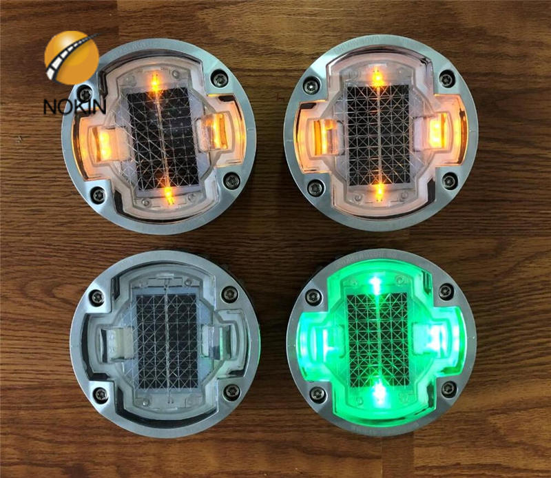 Synchronized Solar Road Marker Reflectors For Parking Lot